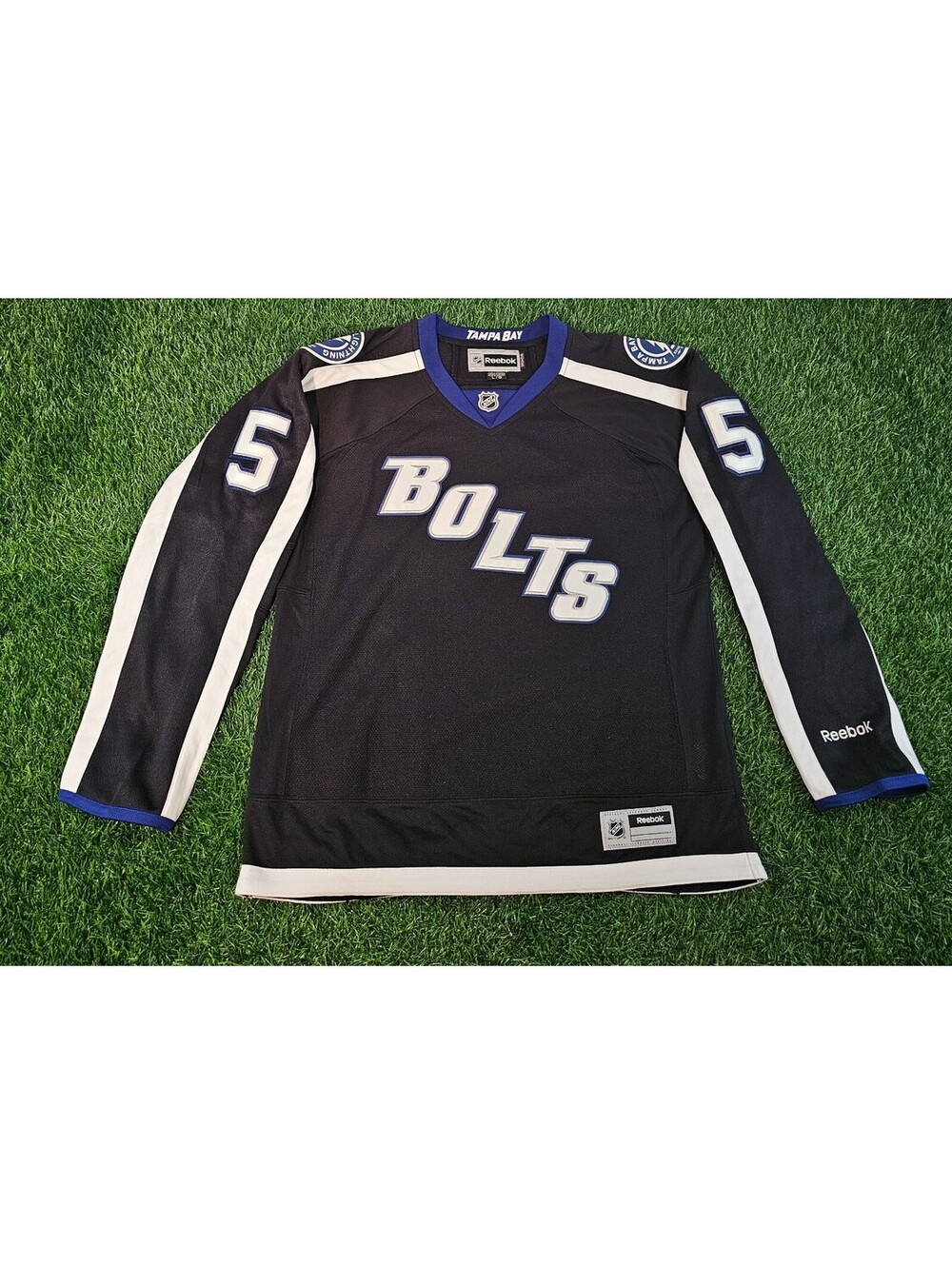 Reebok Tampa Bay Bolts NHL Women's Hockey Jersey Large